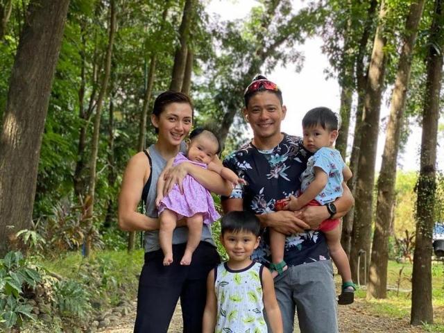 Drew Arellano, Iya Villania with kids Primo, Leon, Alana