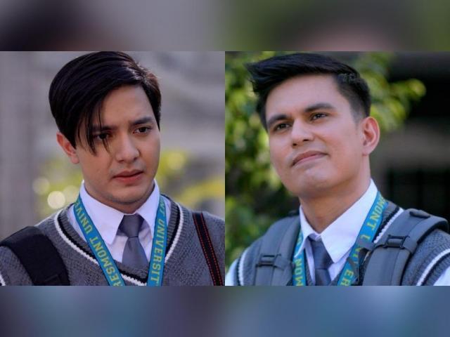 Alden Richards and Tom Rodriguez in The World Between Us