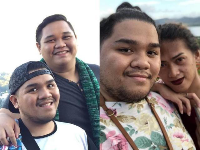 Lloyd Cadena with Madam Ely and Madam Aivan