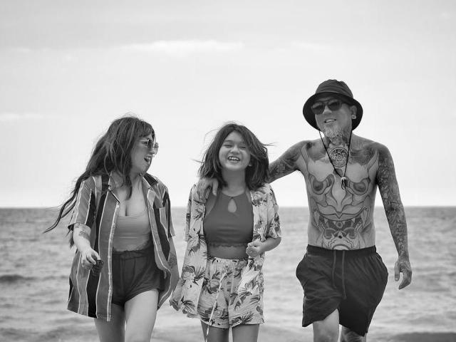 sarah abad and jay contreras with their daughter isla