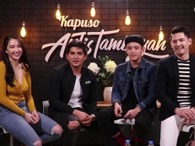  Phytos Ramirez Ahron Villena Kelvin Miranda at Faye Lorenzo nakisaya sa Kapuso ArtisTambayan