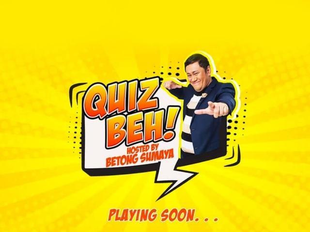 Quiz Beh hosted by Betong Sumaya