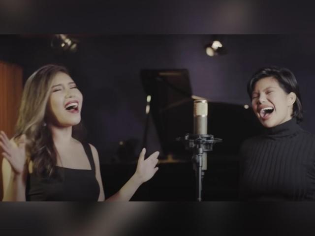 jessica villarubin and katrina velarde singing