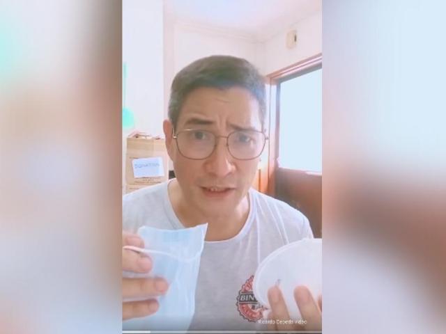 Ricardo Cepeda wearing mask