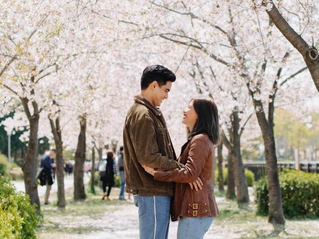 Juancho Trivino and Joyce Pring at home