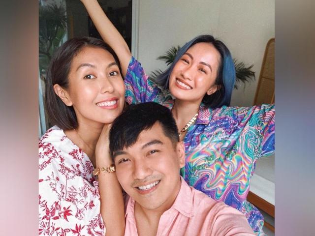 Laureen Uy and siblings Vince Uy and Liz Uy