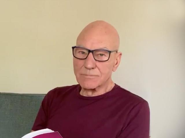 Patrick Stewart recites Shakespearean sonnets