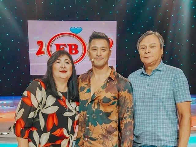 Rocco Nacino with his parents