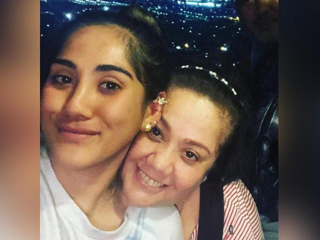 Ruby Rodriguez and family in the US