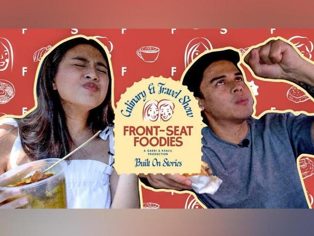 Gabbi Garcia and Khalil Ramos Front Seat Foodie