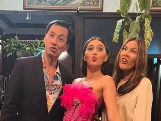 Lito Pimentel, Ashley Ortega, and Amy Austria