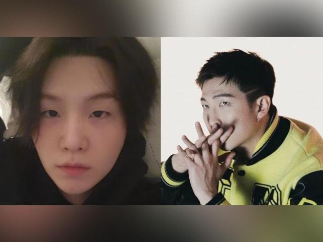 BTS members RM and Suga