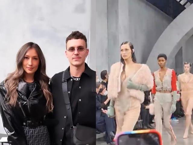 solenn heussaff with aron piper