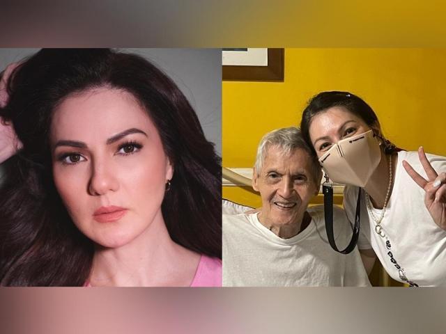 Carmina Villarroel-Legaspi and her daddy Reggie