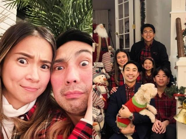 LJ Reyes and Philip Evangelista Christmas celebration
