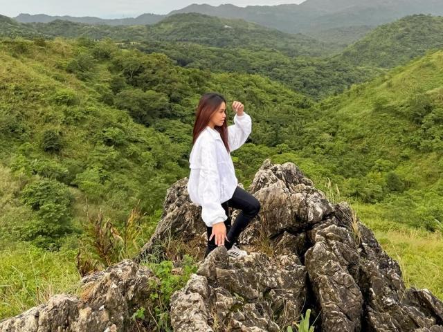 Zephanie on top of Mt Kulis