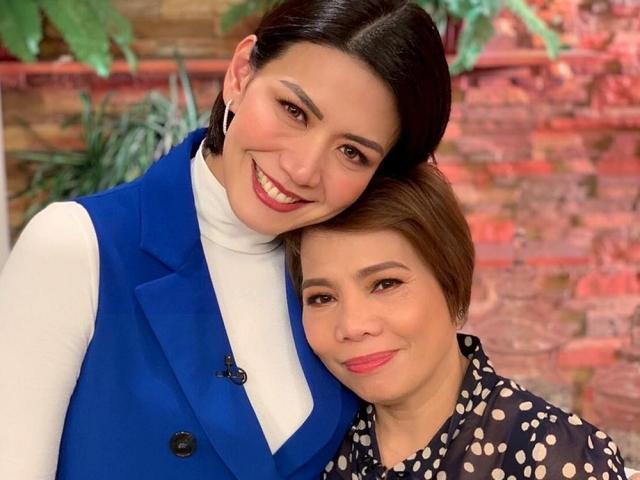 Rhea Santos with Unang Hirit cohosts