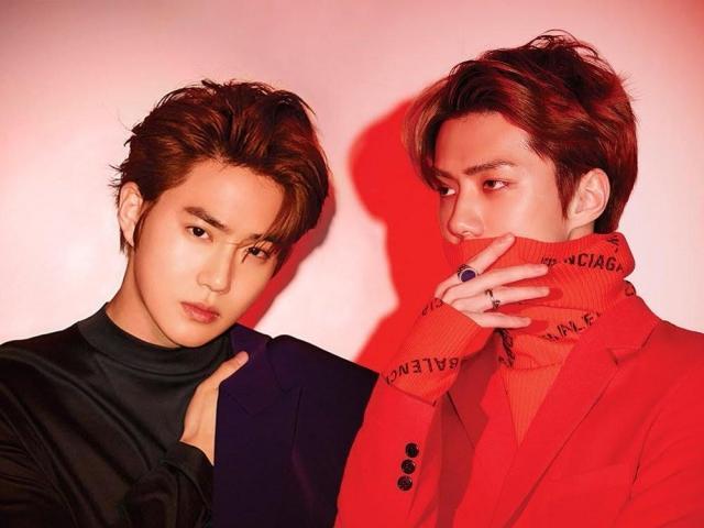 EXOs Suho and Sehun