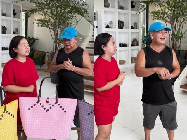 Kiray Celis and her father Jonathan