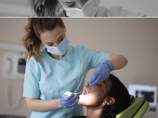 dentist with a patient