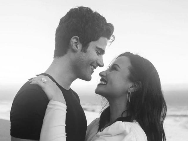 Demi Lovato and Max Ehrich