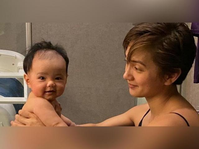 Iya Villania potty training baby Alana