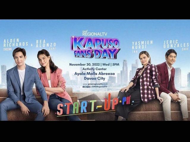 Alden and Bea with Jeric and Yasmien in Davao