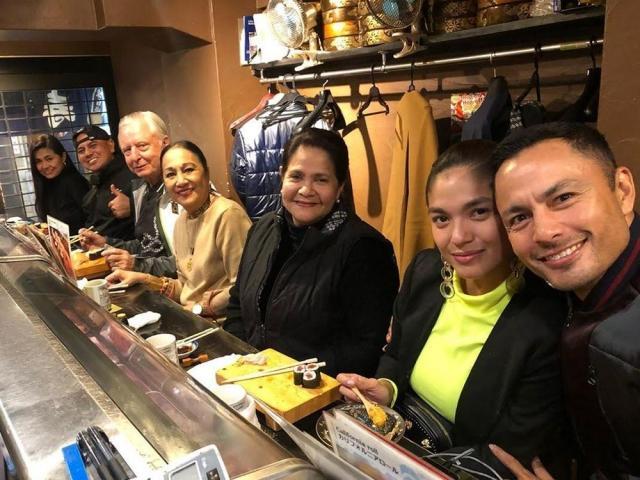 Andrea Torres and Derek Ramsay with their parents