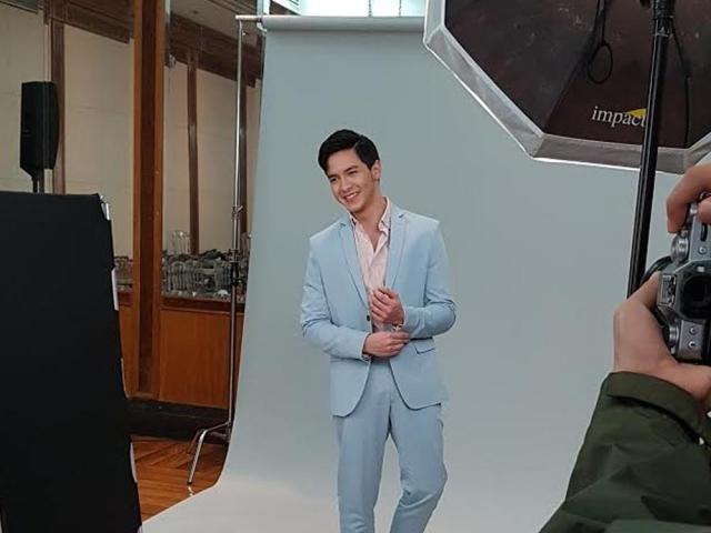 Alden Richards at a pictorial