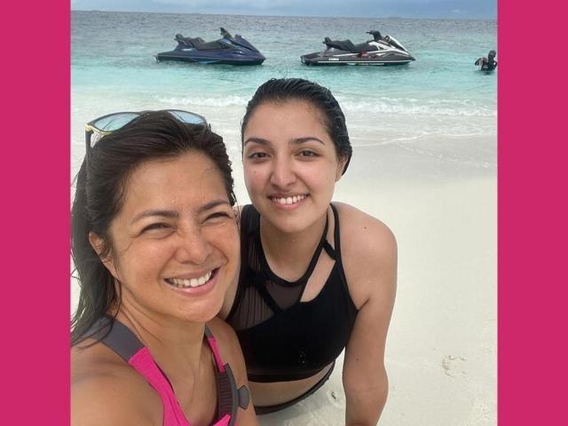 Alice Dixson and daughter Sassa