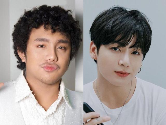 Zack Tabudlo and Jungkook of BTS