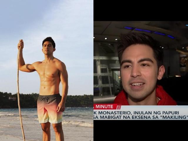 Derrick Monasterio diet and workout for Makiling