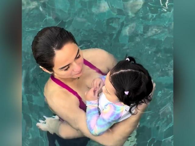 Jennylyn Mercado and daughter Dylan 
