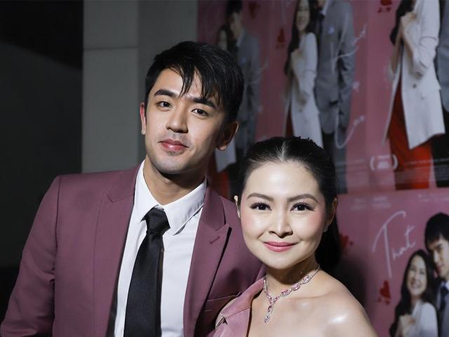 Barbie Forteza, David Licauco, Direk Catherine Camarillo in That Kind of Love Premiere Night