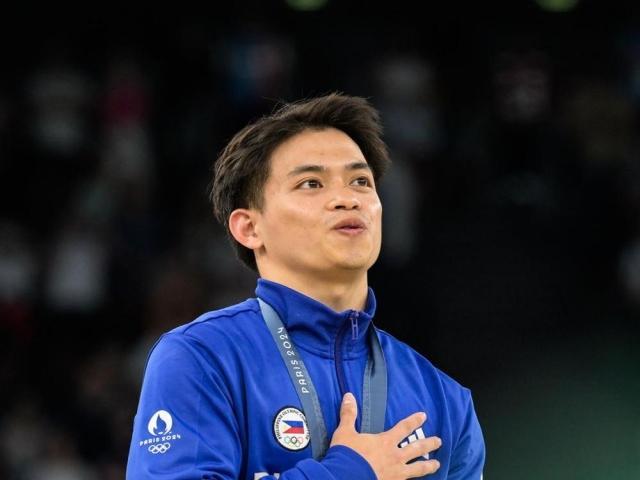 Two time Olympic gold medalist Carlos Yulo