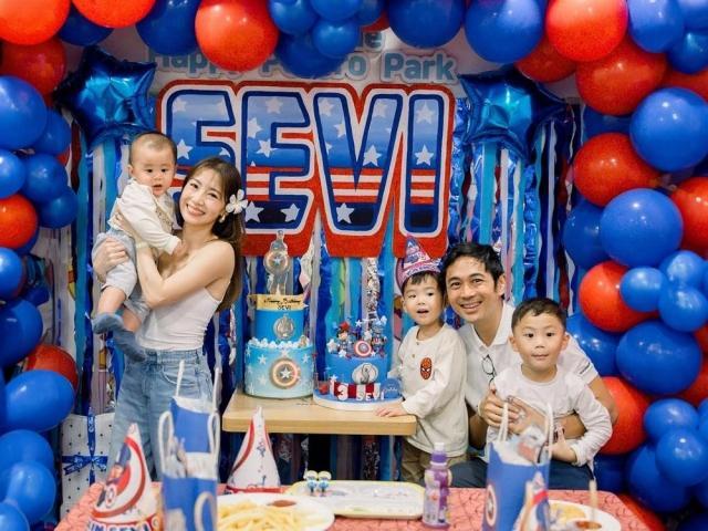Kryz Uy and Slater Young Baby Sevi birthday