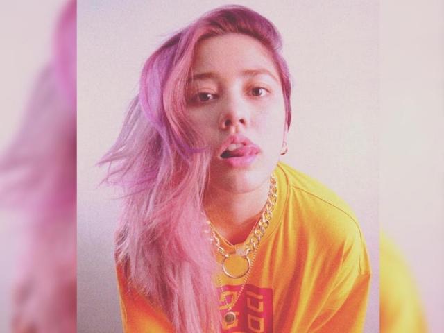 Lauren Young with light hair