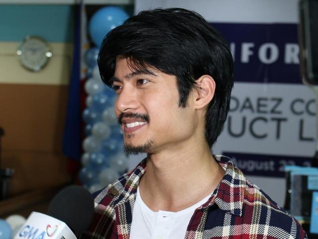 Mikael Daez grew out his facial hair for his role in Love of My Life