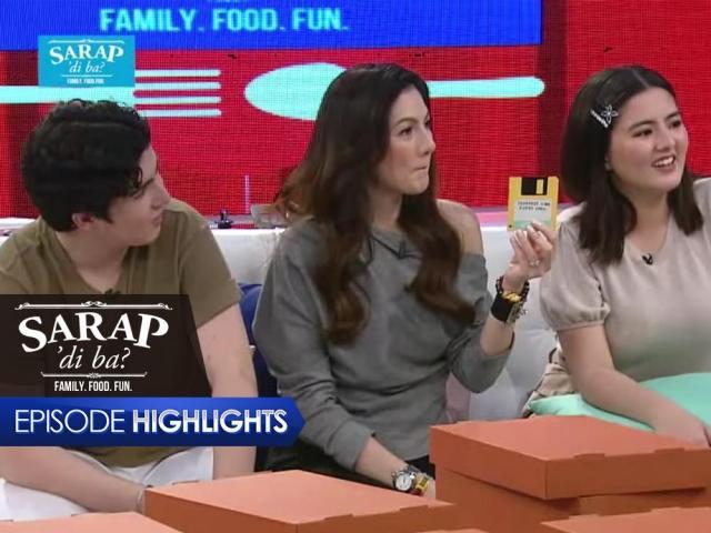 Mavy and Cassy Legaspi guess the items from the 90s