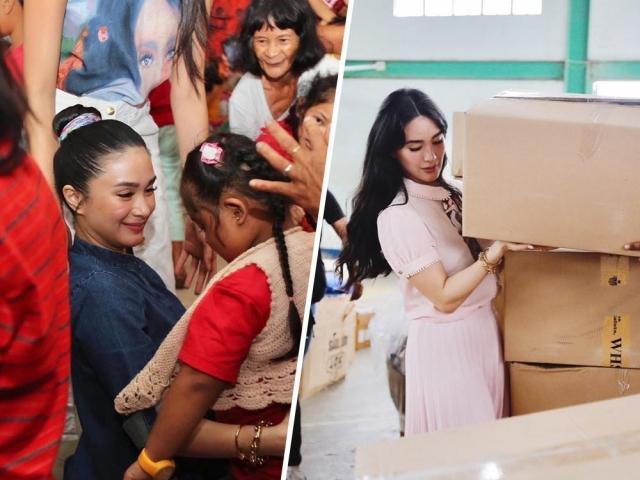 Heart Evangelista relief operation in Sorsogon