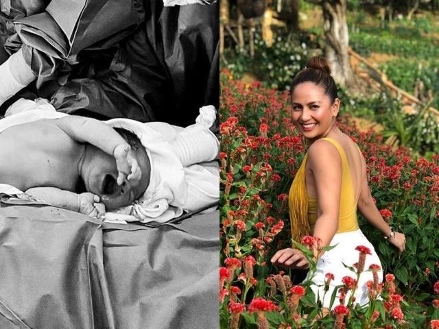 regine tolentino gives birth to third child