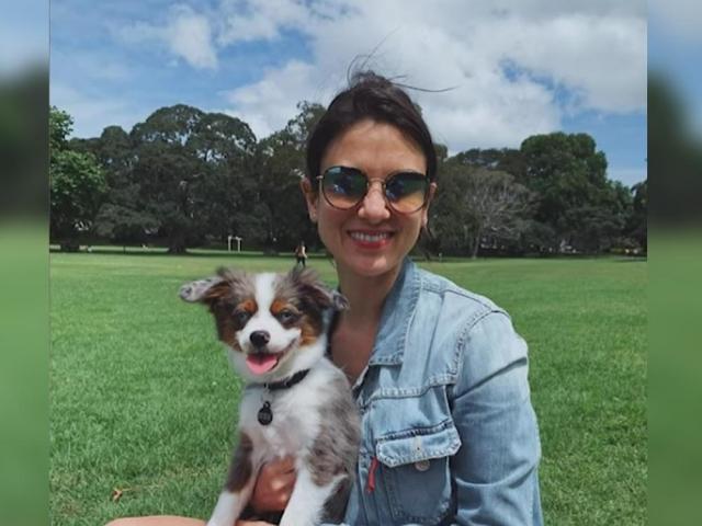 bianca king with dog and her boyfriend