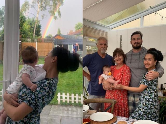 Rachelle Ann Go and baby Lukas