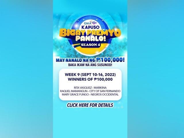 Kapuso Bigay Premyo Panalo