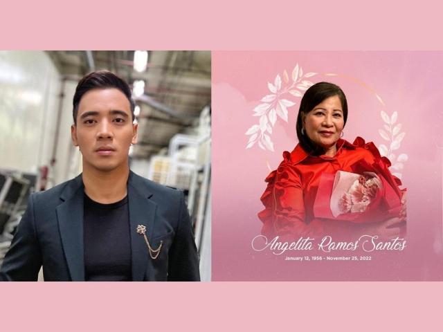 Erik Santos and mom Angelita Santos