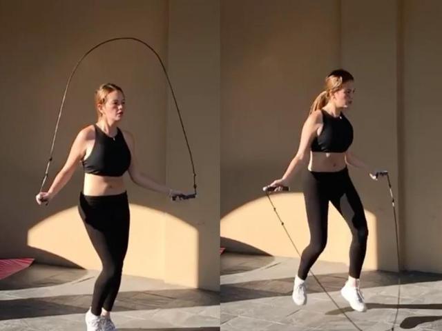 Ellen Adarna jumping rope