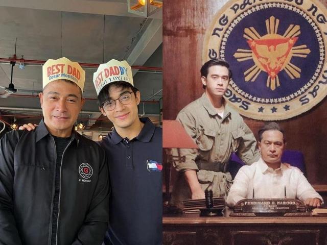Cesar Montano and Diego Loyzaga