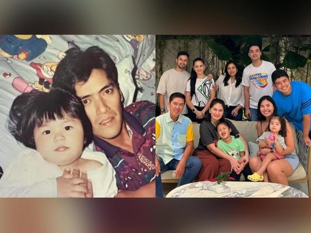 Vic Sotto with his kids