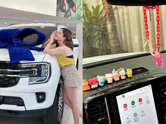 Shaira Diaz BTS new car