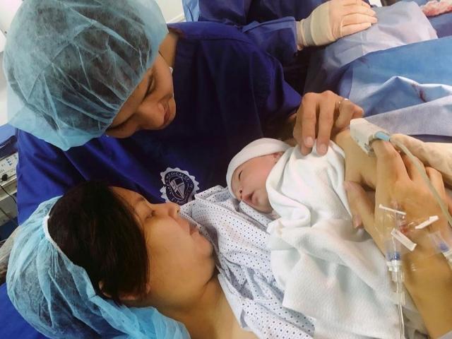 Chynna Ortaleza Kean Cipriano with Baby Salem